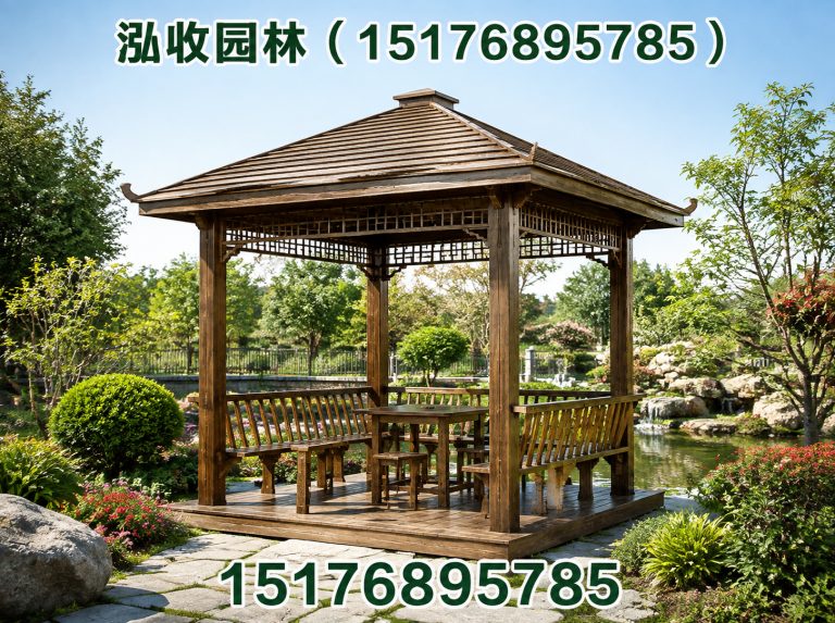 云浮防腐木展示图